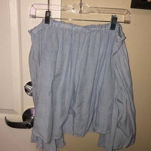 Off the shoulder long sleeve